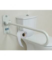 Barra de baño abatible